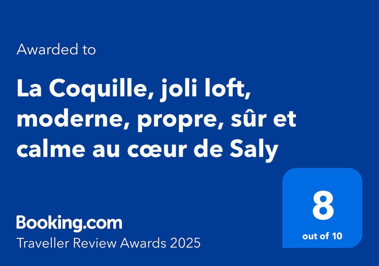 Ferienwohnung "La Coquille", Joli Loft, Moderne, Propre, Sur Et Calme Au Coeur De Saly Exterior foto