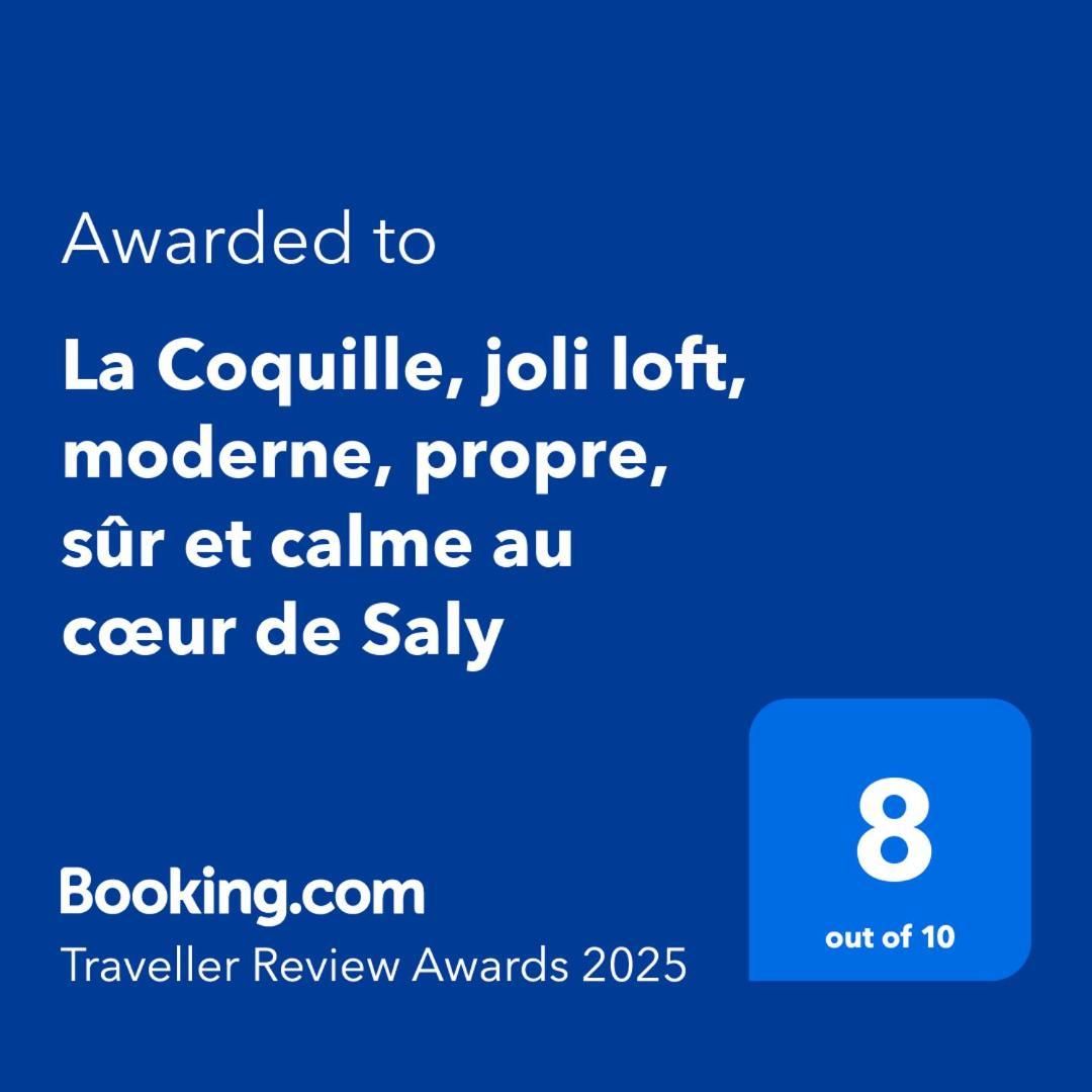 Ferienwohnung "La Coquille", Joli Loft, Moderne, Propre, Sur Et Calme Au Coeur De Saly Exterior foto